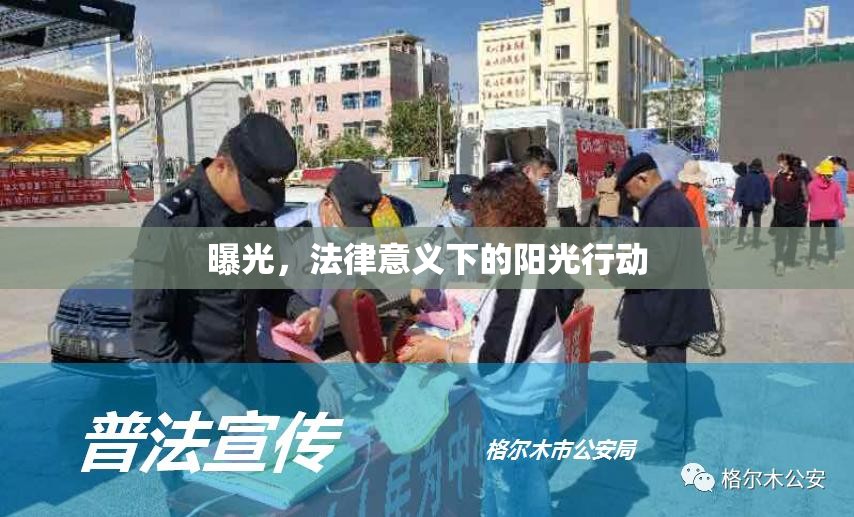 曝光，法律意義下的陽光行動
