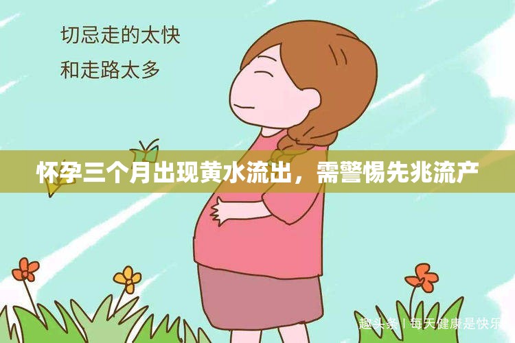 懷孕三個月出現(xiàn)黃水流出，需警惕先兆流產(chǎn)