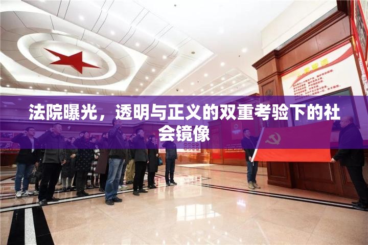 法院曝光，透明與正義的雙重考驗(yàn)下的社會(huì)鏡像