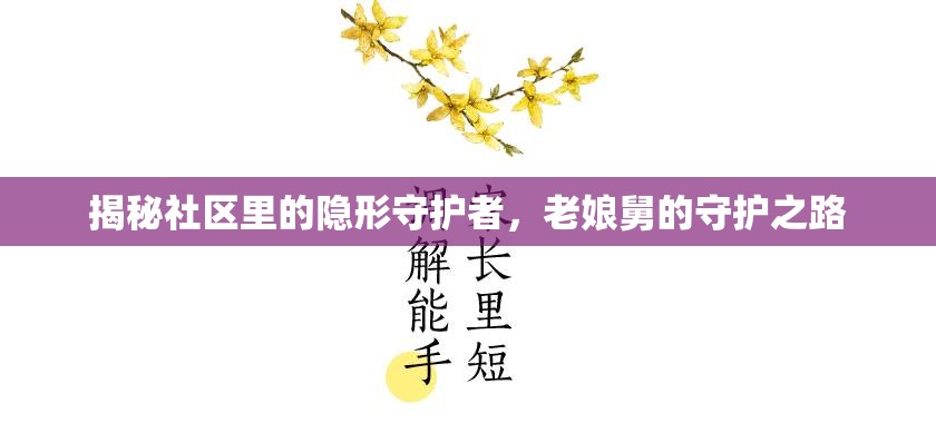 揭秘社區(qū)里的隱形守護者，老娘舅的守護之路