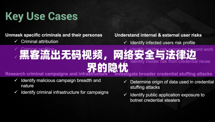 黑客流出無碼視頻，網(wǎng)絡(luò)安全與法律邊界的隱憂