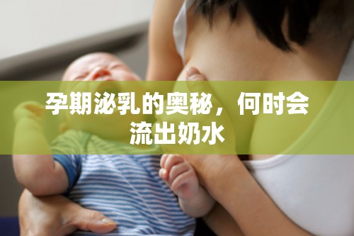 孕期泌乳的奧秘，何時會流出奶水