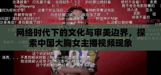 網(wǎng)絡(luò)時(shí)代下的文化與審美邊界，探索中國大胸女主播視頻現(xiàn)象