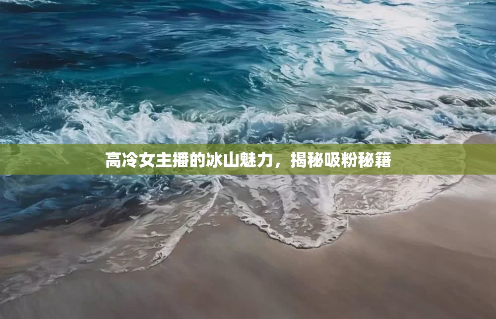 高冷女主播的冰山魅力，揭秘吸粉秘籍