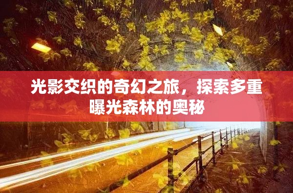 光影交織的奇幻之旅，探索多重曝光森林的奧秘