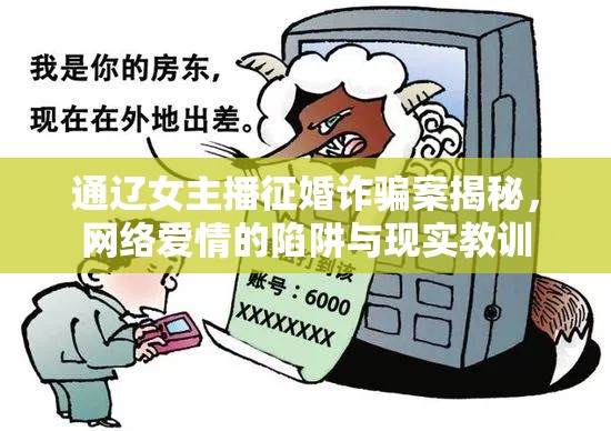 通遼女主播征婚詐騙案揭秘，網(wǎng)絡(luò)愛情的陷阱與現(xiàn)實(shí)教訓(xùn)
