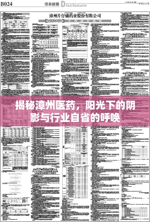 揭秘漳州醫(yī)藥，陽(yáng)光下的陰影與行業(yè)自省的呼喚