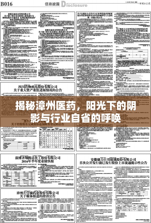 揭秘漳州醫(yī)藥，陽(yáng)光下的陰影與行業(yè)自省的呼喚