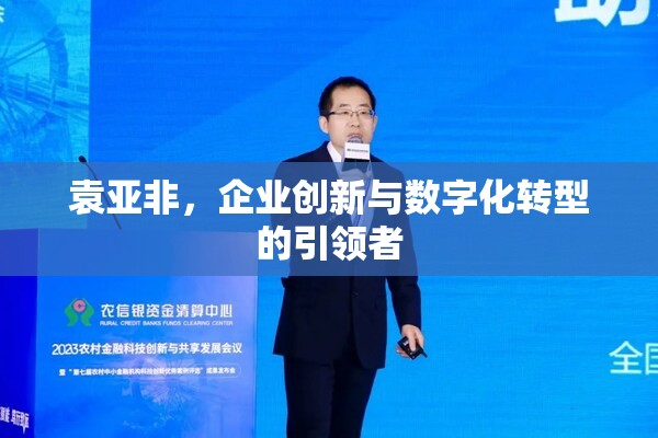 袁亞非，企業(yè)創(chuàng)新與數(shù)字化轉(zhuǎn)型的引領(lǐng)者