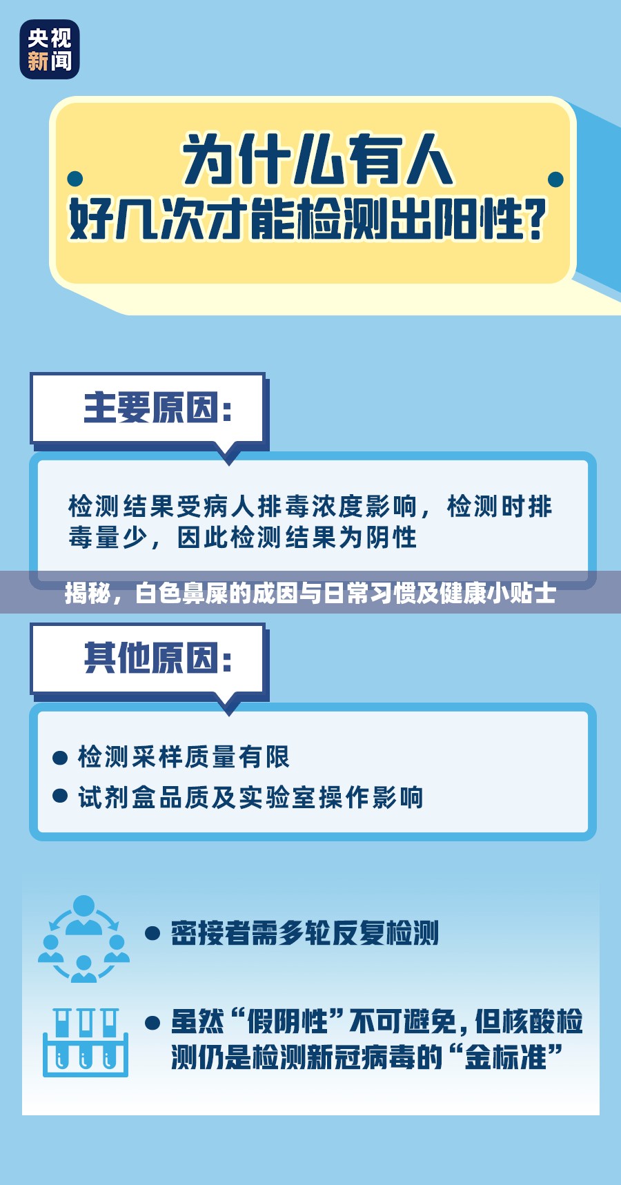 揭秘，白色鼻屎的成因與日常習(xí)慣及健康小貼士