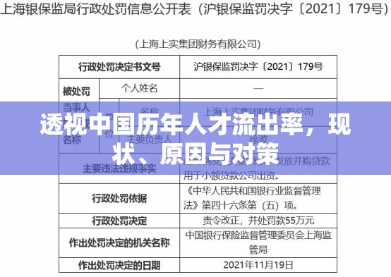 透視中國歷年人才流出率，現(xiàn)狀、原因與對(duì)策