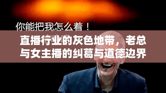 直播行業(yè)的灰色地帶，老總與女主播的糾葛與道德邊界探討