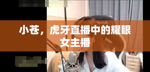 小蒼，虎牙直播中的耀眼女主播
