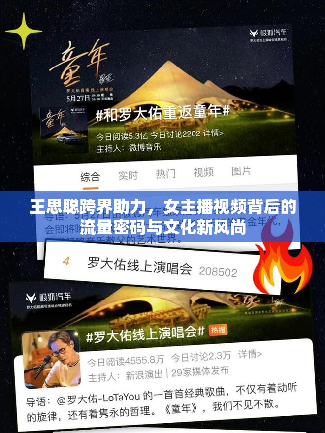王思聰跨界助力，女主播視頻背后的流量密碼與文化新風(fēng)尚