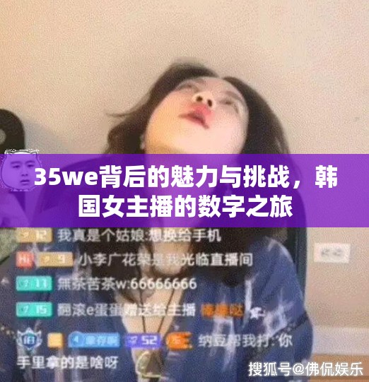 35we背后的魅力與挑戰(zhàn)，韓國女主播的數(shù)字之旅