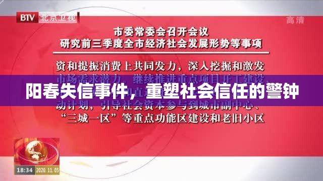 陽春失信事件，重塑社會(huì)信任的警鐘
