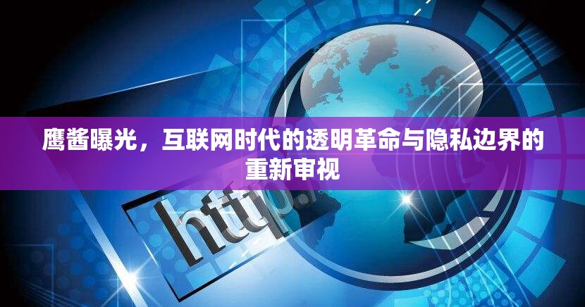 鷹醬曝光，互聯(lián)網(wǎng)時(shí)代的透明革命與隱私邊界的重新審視