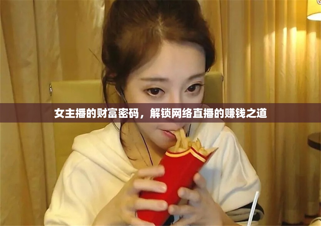 女主播的財富密碼，解鎖網(wǎng)絡(luò)直播的賺錢之道