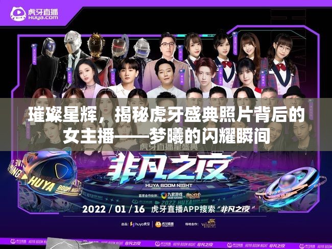 璀璨星輝，揭秘虎牙盛典照片背后的女主播——夢曦的閃耀瞬間