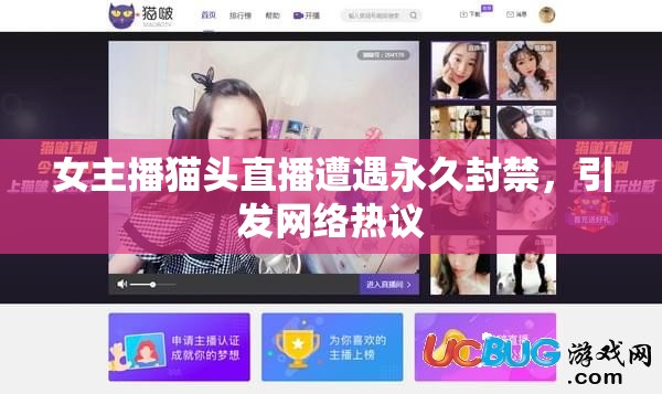 女主播貓頭直播遭遇永久封禁，引發(fā)網(wǎng)絡(luò)熱議