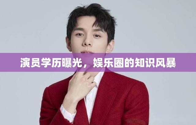 演員學(xué)歷曝光，娛樂圈的知識(shí)風(fēng)暴