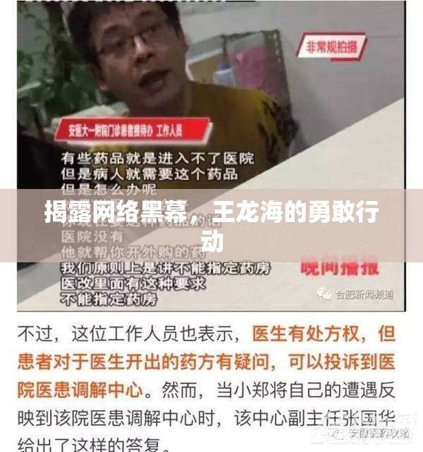 揭露網(wǎng)絡黑幕，王龍海的勇敢行動