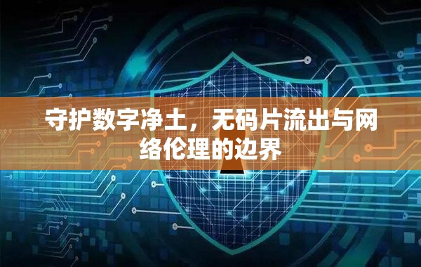 守護(hù)數(shù)字凈土，無(wú)碼片流出與網(wǎng)絡(luò)倫理的邊界