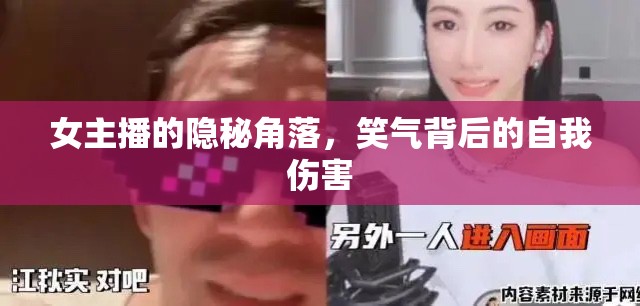 女主播的隱秘角落，笑氣背后的自我傷害