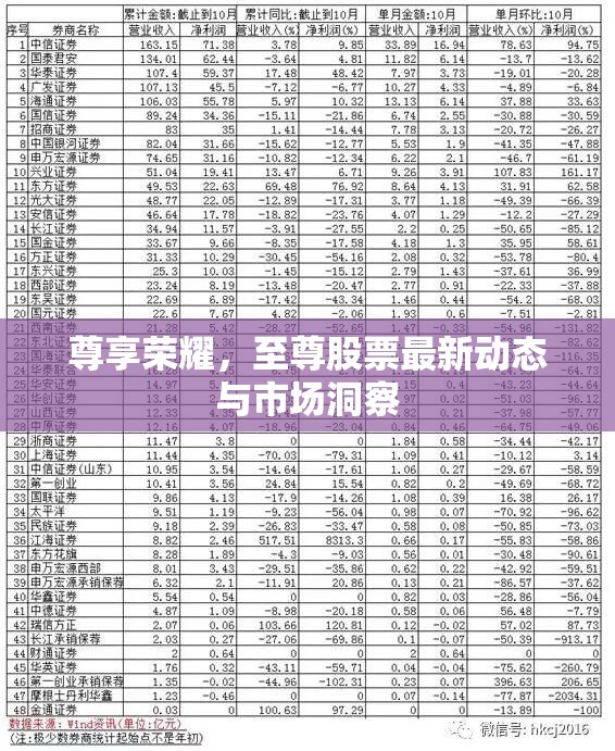 尊享榮耀，至尊股票最新動(dòng)態(tài)與市場(chǎng)洞察