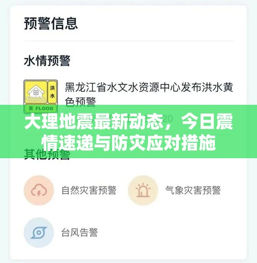 大理地震最新動態(tài)，今日震情速遞與防災(zāi)應(yīng)對措施