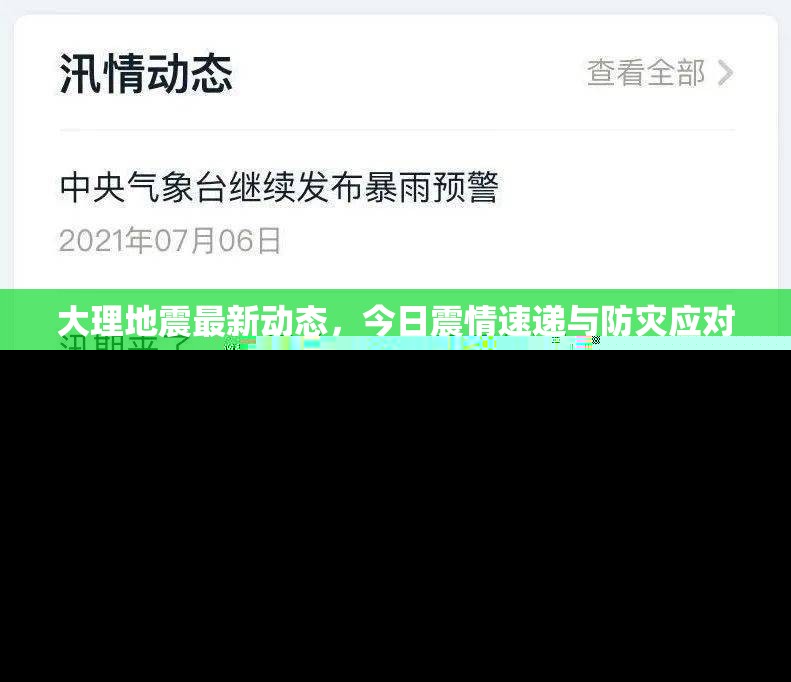 大理地震最新動態(tài)，今日震情速遞與防災(zāi)應(yīng)對措施