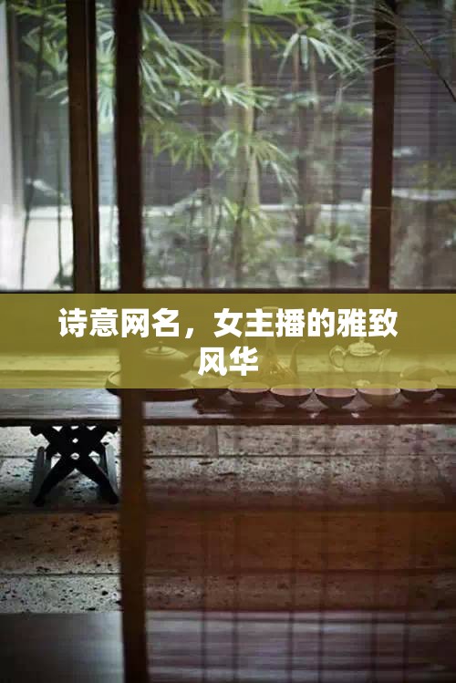 詩意網(wǎng)名，女主播的雅致風(fēng)華