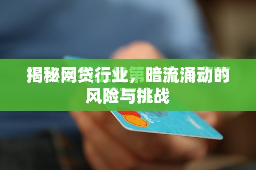 揭秘網(wǎng)貸行業(yè)，暗流涌動(dòng)的風(fēng)險(xiǎn)與挑戰(zhàn)