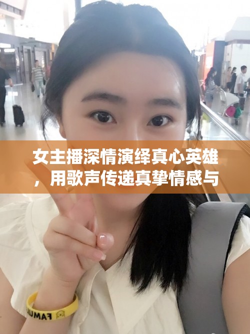 女主播深情演繹真心英雄，用歌聲傳遞真摯情感與勇氣
