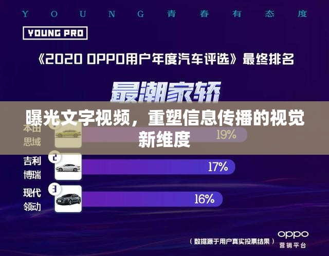 曝光文字視頻，重塑信息傳播的視覺(jué)新維度