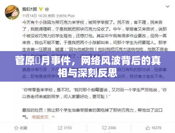 菅原咲月事件，網(wǎng)絡(luò)風(fēng)波背后的真相與深刻反思