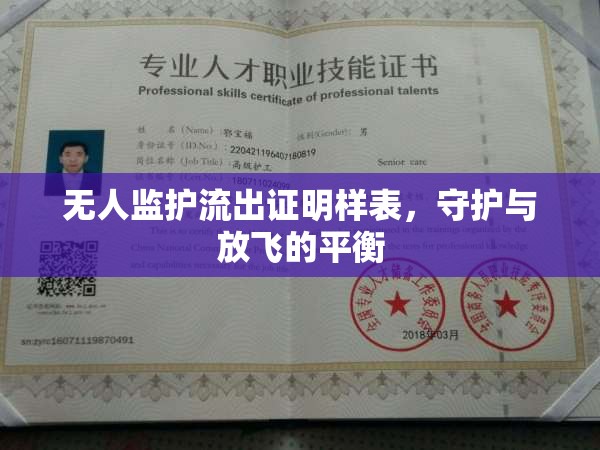 無人監(jiān)護(hù)流出證明樣表，守護(hù)與放飛的平衡