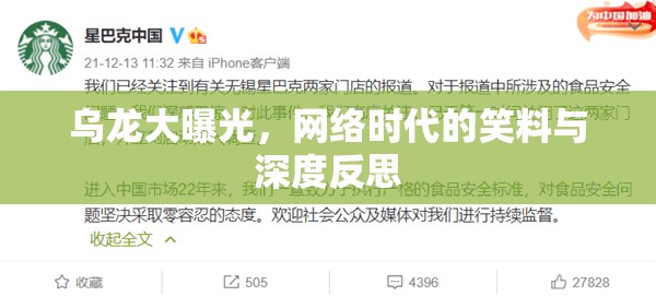 烏龍大曝光，網(wǎng)絡(luò)時代的笑料與深度反思