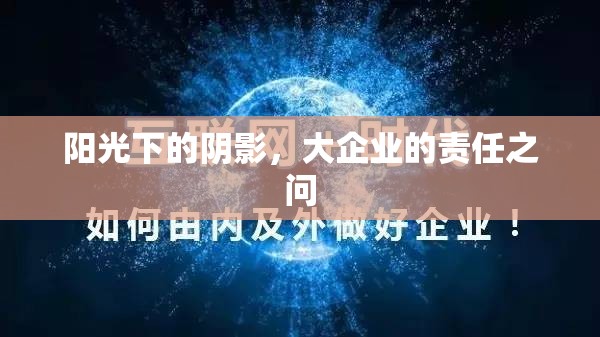 陽(yáng)光下的陰影，大企業(yè)的責(zé)任之問(wèn)
