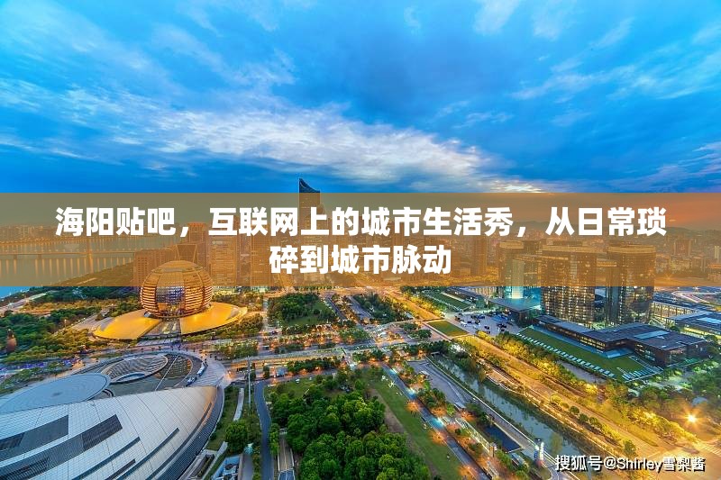 海陽貼吧，互聯(lián)網(wǎng)上的城市生活秀，從日?，嵥榈匠鞘忻}動