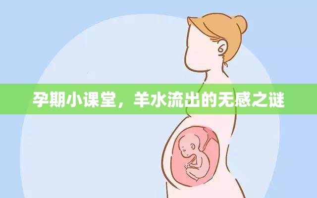 孕期小課堂，羊水流出的無感之謎