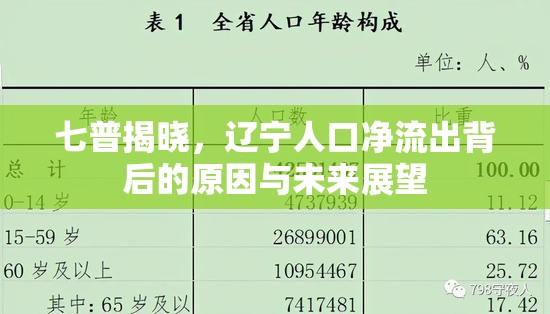 七普揭曉，遼寧人口凈流出背后的原因與未來展望
