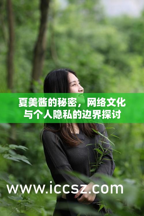 夏美醬的秘密，網(wǎng)絡(luò)文化與個(gè)人隱私的邊界探討