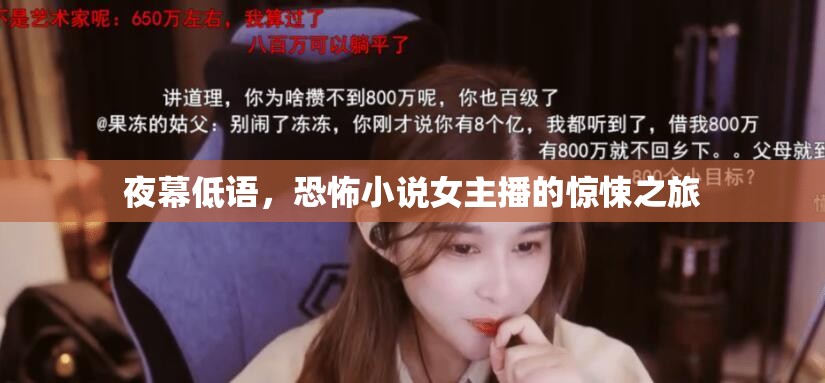 夜幕低語，恐怖小說女主播的驚悚之旅