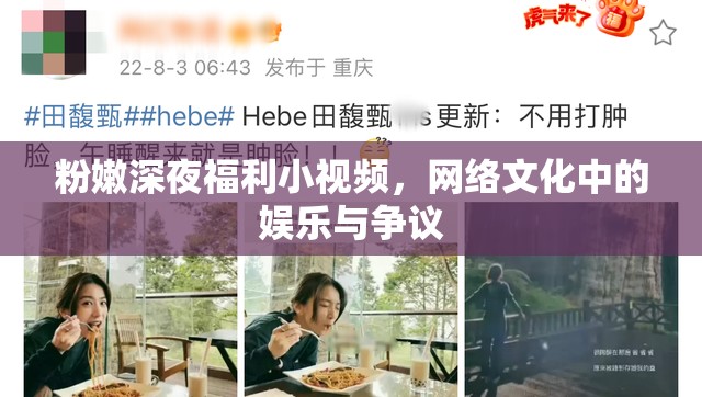 粉嫩深夜福利小視頻，網絡文化中的娛樂與爭議