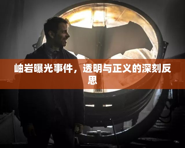 岫巖曝光事件，透明與正義的深刻反思