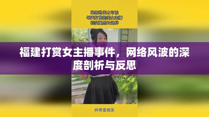 福建打賞女主播事件，網(wǎng)絡(luò)風(fēng)波的深度剖析與反思