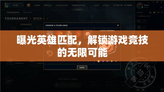 曝光英雄匹配，解鎖游戲競(jìng)技的無限可能