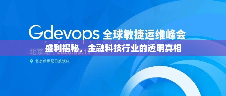 盛利揭秘，金融科技行業(yè)的透明真相