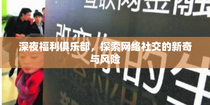 深夜福利俱樂部，探索網(wǎng)絡(luò)社交的新奇與風(fēng)險(xiǎn)